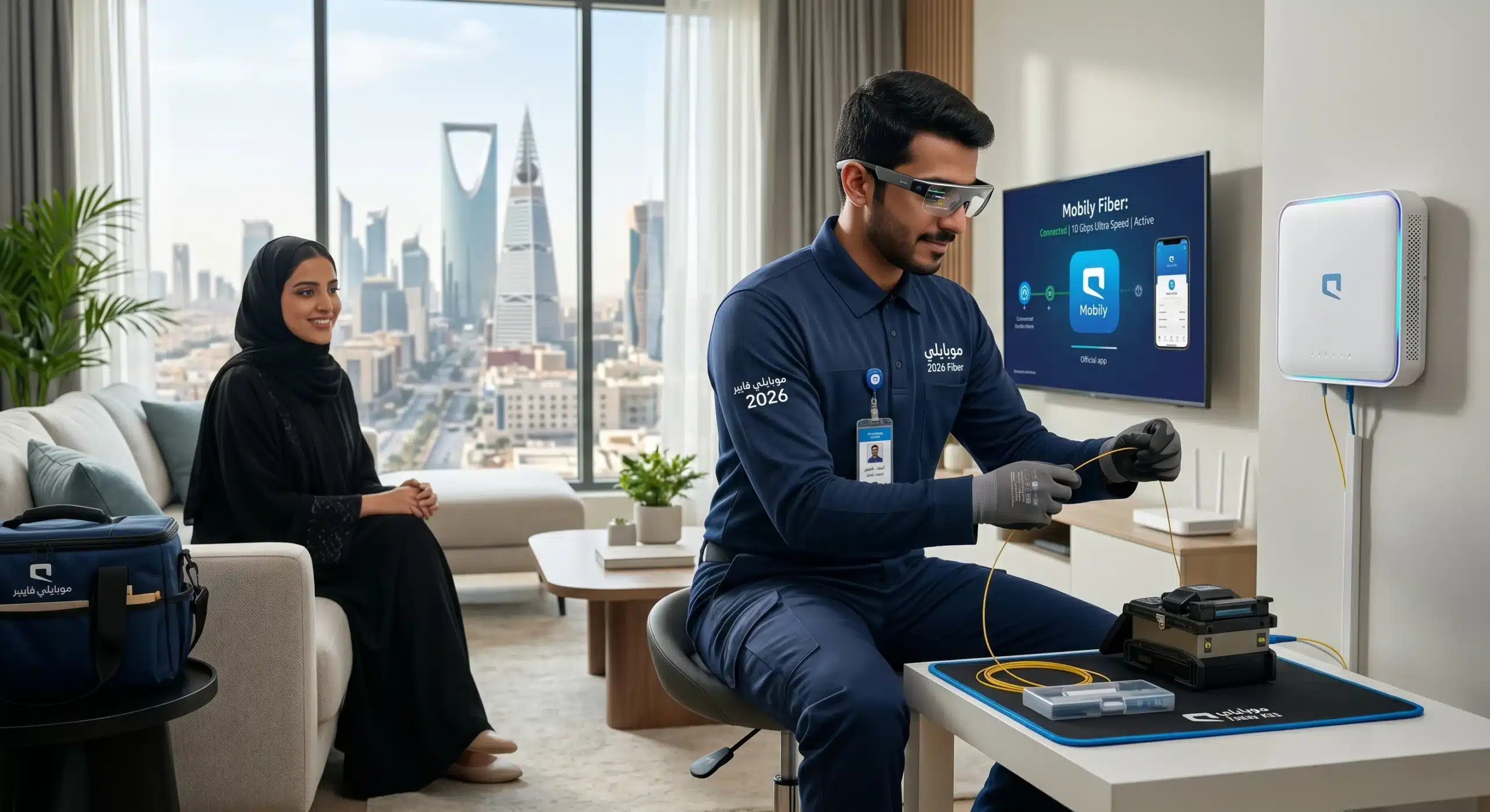 مندوب موبايلي فايبر بالرياض — دليلك الشامل للاشتراك والتركيب 2026 4 نتيجة مندوب موبايلي فايبر بعد الانتهاء — جودة مضمونة ومتانة طويلة الأمد