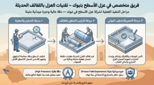 فريق متخصص يُنفّذ أعمال شركة عزل اسطح بتبوك بأحدث التقنيات